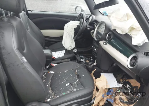 2012 Mini Cooper z USA, uszkodzony, nr VIN WMWSU3C58CT184660